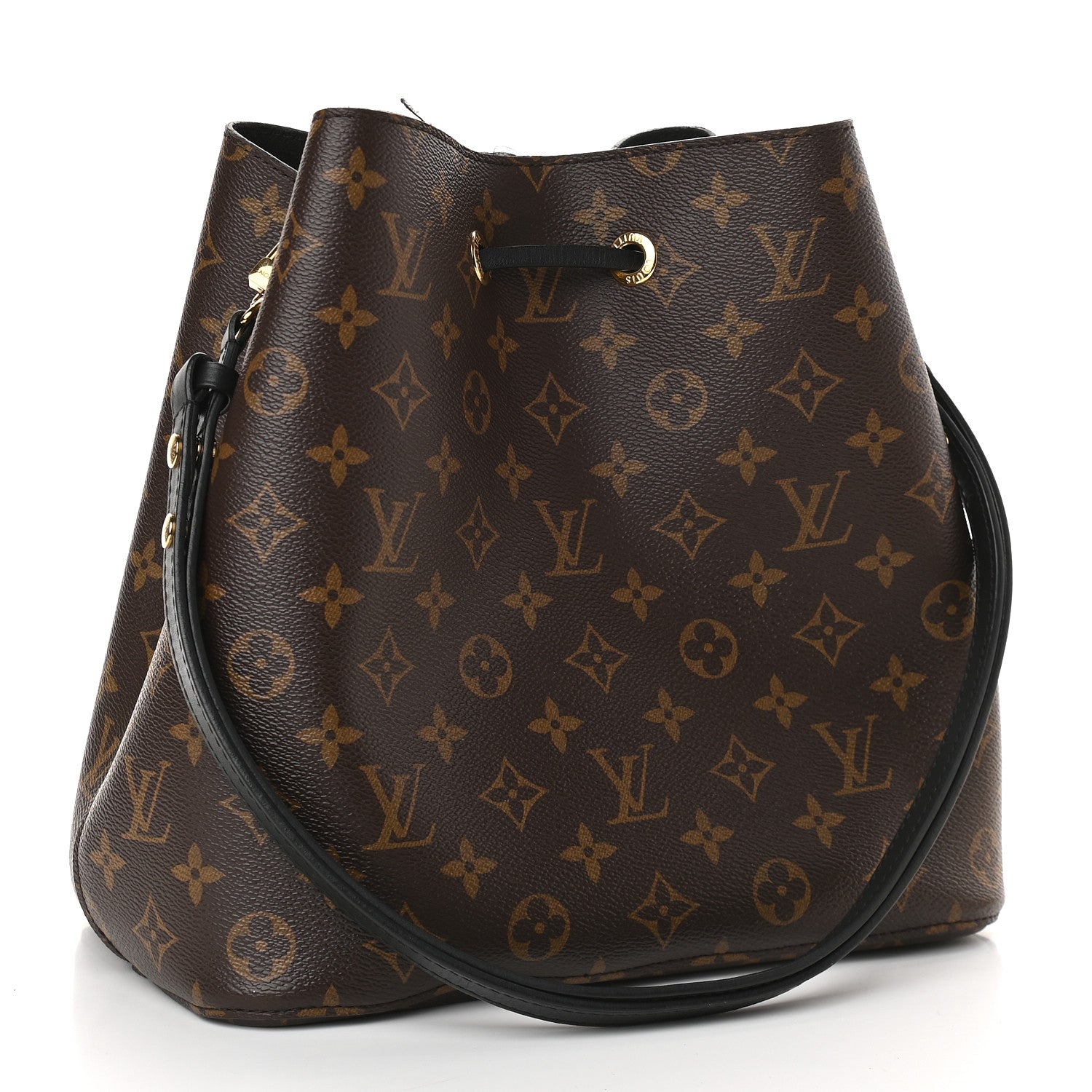 Louis Vuitton Monogram Neonoe MM Black 3 of 9
