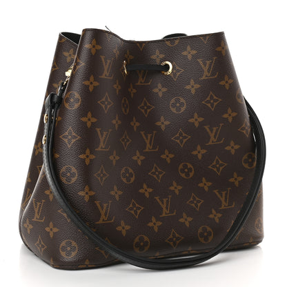 Louis Vuitton Monogram Neonoe MM Black 3 of 9