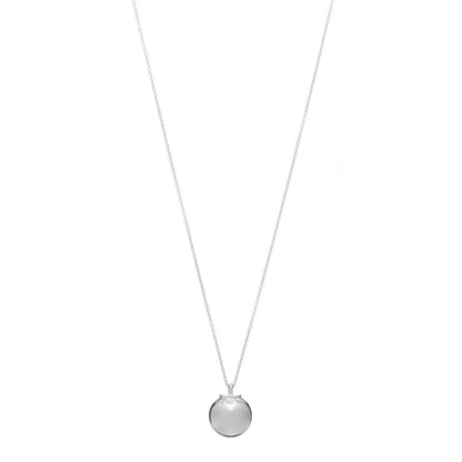 Tiffany Sterling Silver 19mm HardWear Ball Pendant Necklace 1 of 3