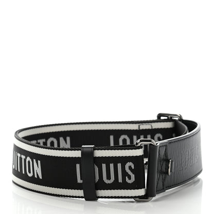 Louis Vuitton Nylon Jacquard Sporty Bandouliere Shoulder Strap Black 2 of 6