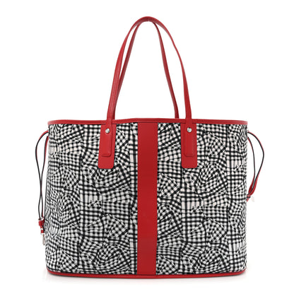 MCM Visetos Large Liz Reversible Shopper Tote Ruby Red 3 of 18