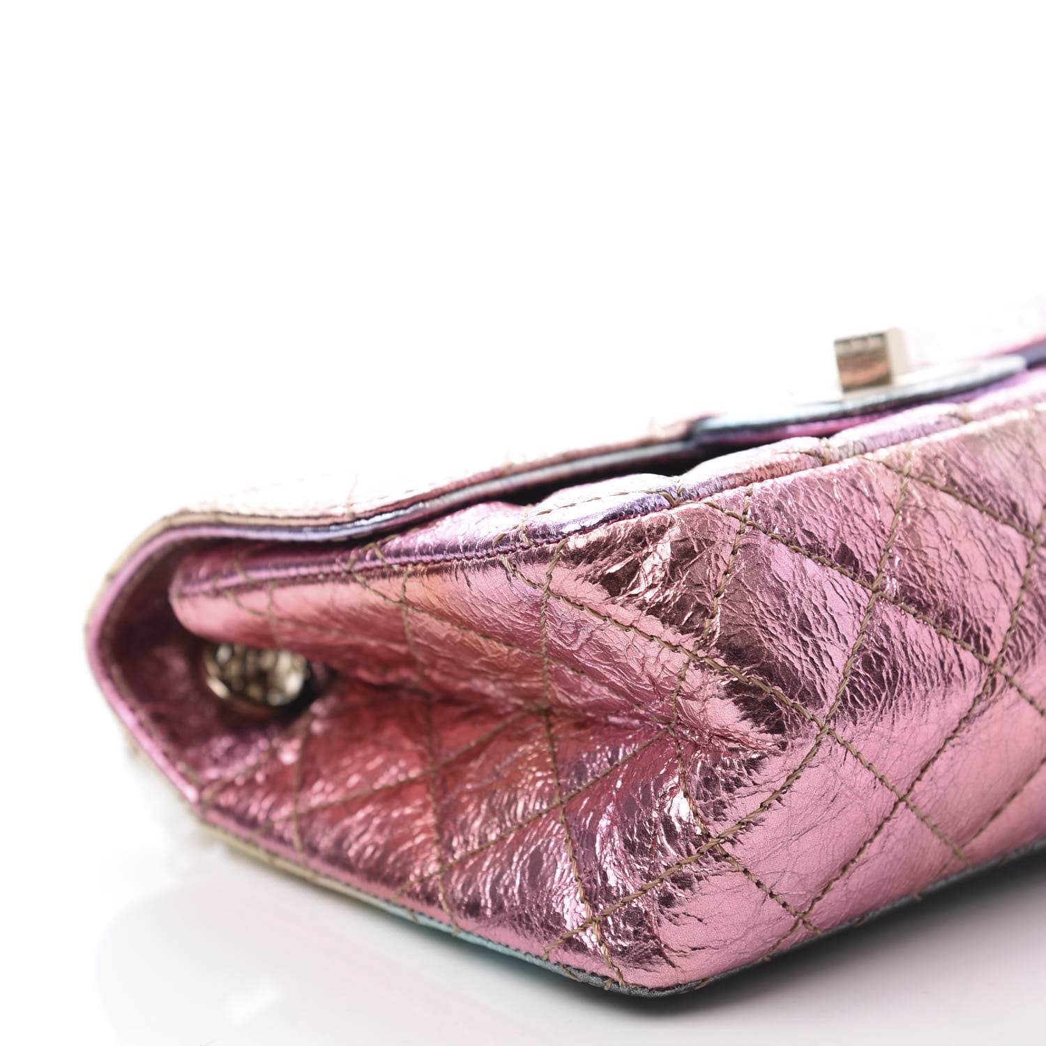 Chanel Metallic Goatskin Quilted Mini 2.55 Reissue Flap Multicolor 7 of 10