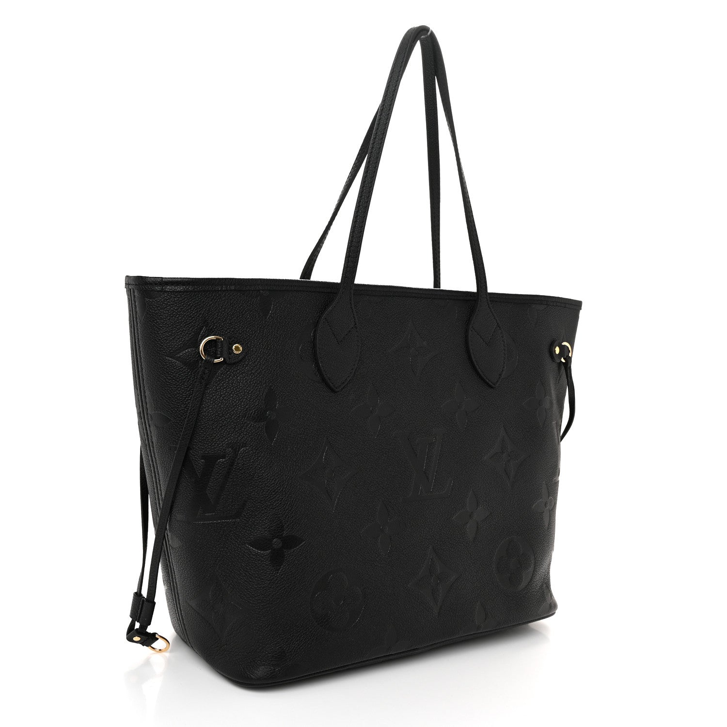 Louis Vuitton Empreinte Monogram Giant Neverfull MM Black 3 of 9