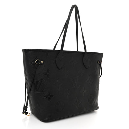 Louis Vuitton Empreinte Monogram Giant Neverfull MM Black 3 of 9