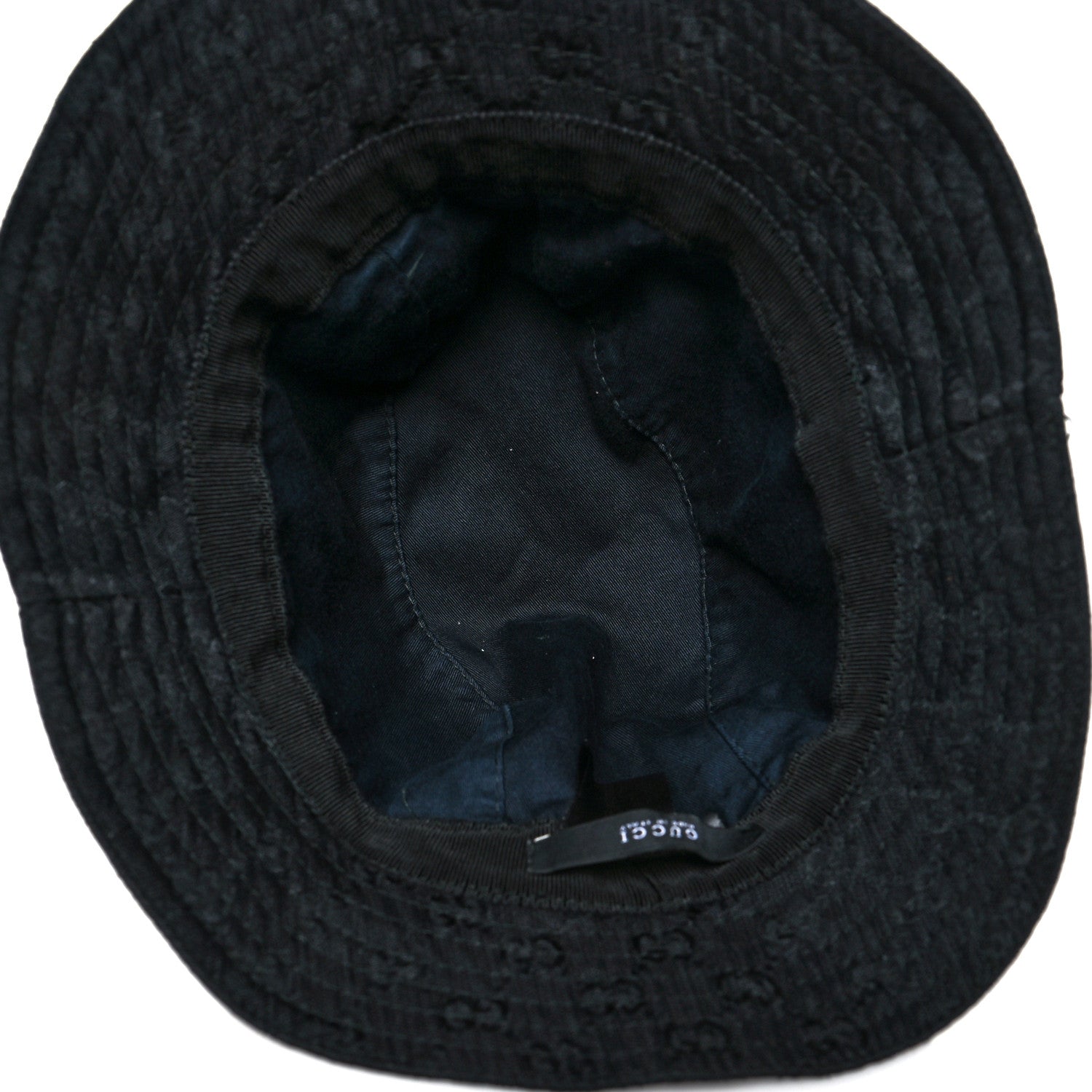 Gucci Monogram Web Bucket Hat S Black 6 of 8