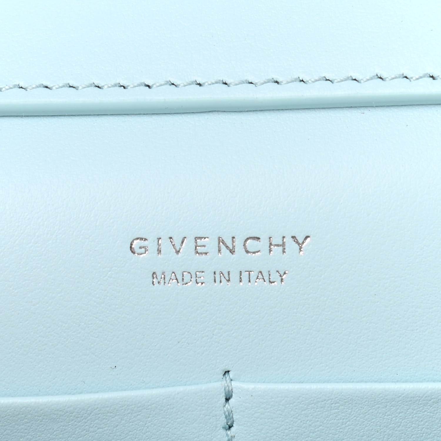 Givenchy Patent Textured Goatskin Small 4G Crossbody Sky Blue 6 of 8