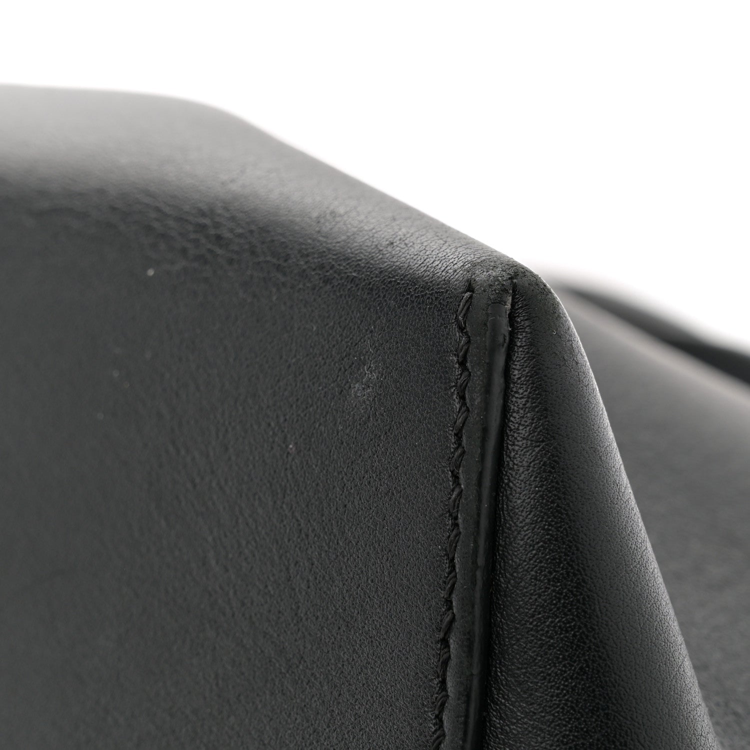 Fendi Vitello Dolce Bi-Color FF 1974 Embossed Medium By The Way Boston Bag Black Maya 11 of 11