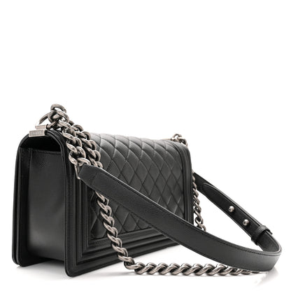 Chanel Caviar Quilted Medium Boy Flap Black 3 of 10