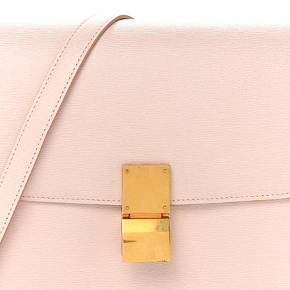 Celine Liege Calfskin Medium Classic Box Flap Bag Pale Pink 9 of 14