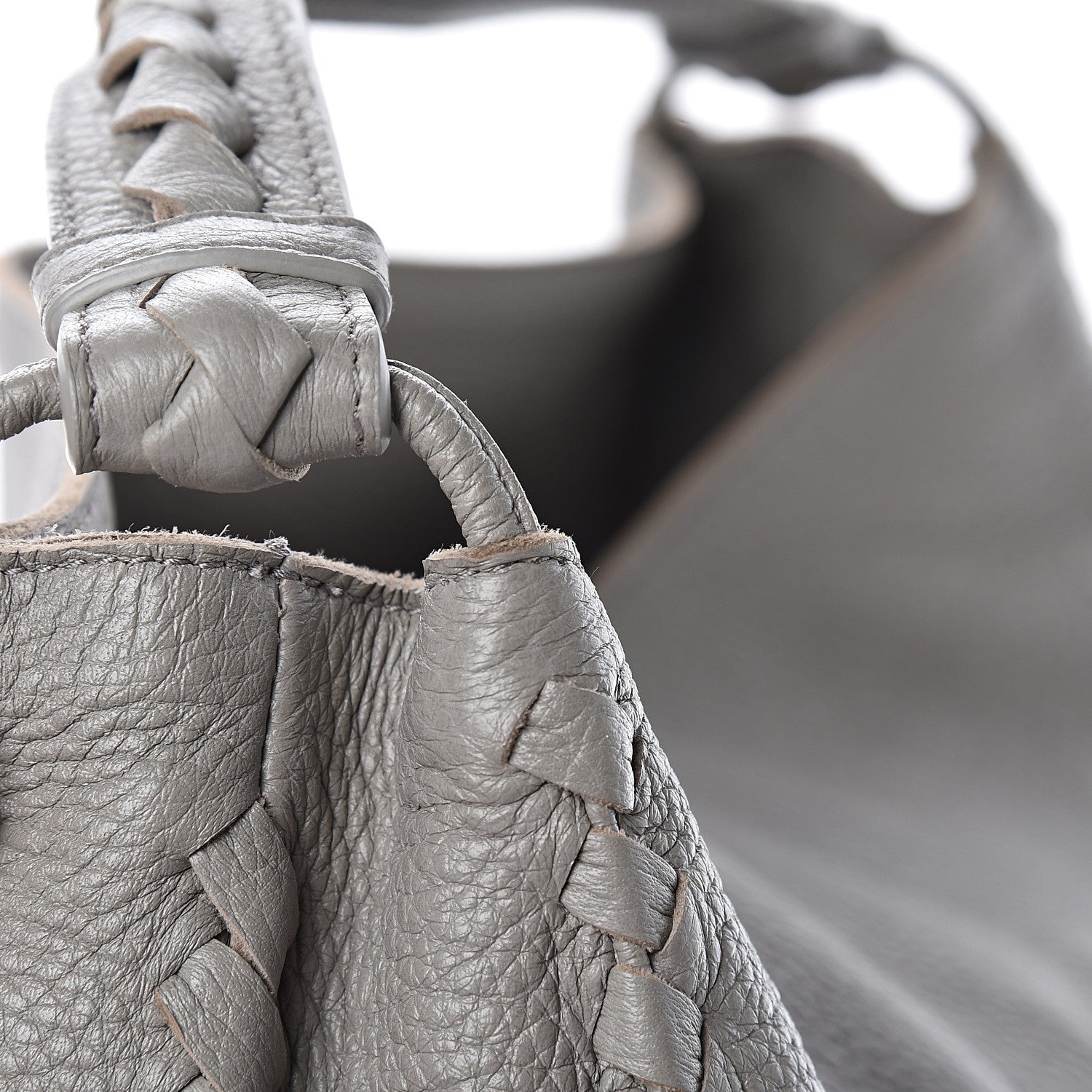 Bottega Veneta Cervo Deerskin Hobo Light Grey 14 of 16