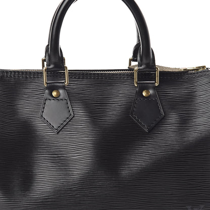 Louis Vuitton Epi Speedy 25 Black 8 of 10