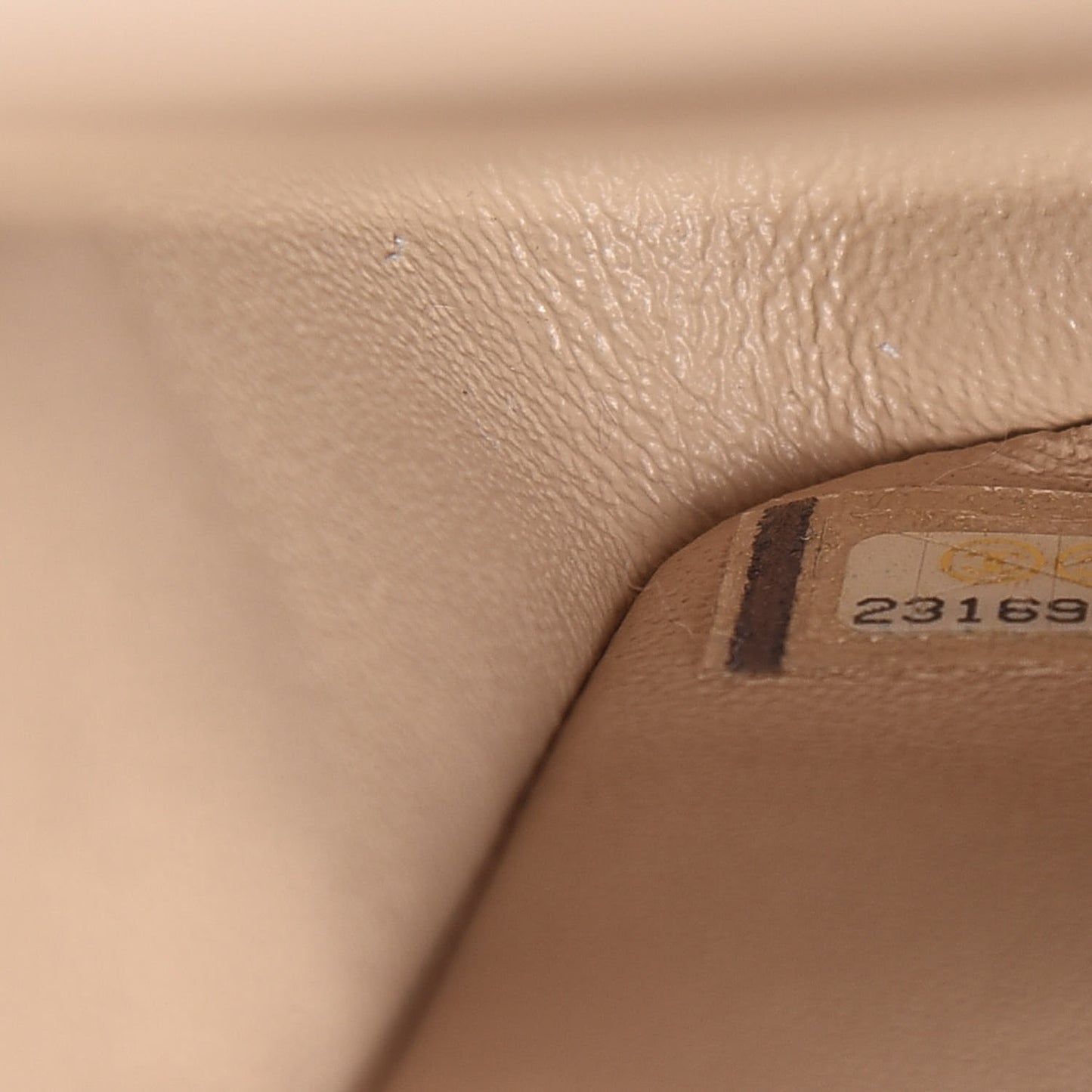 Caviar Quilted Medium Double Flap Beige Clair