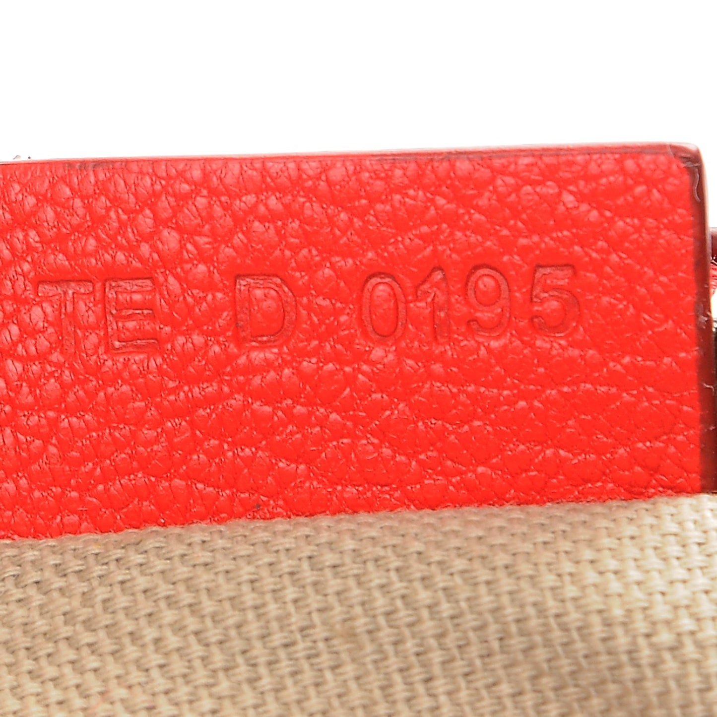 Sugar Goatskin Pandora Wristlet Medium Red