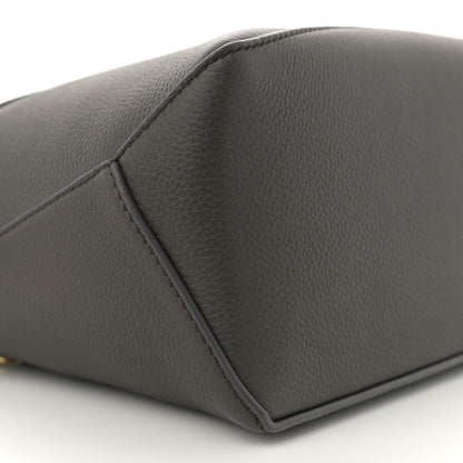 Loewe Soft Grained Calfskin Small Puzzle Edge Bag Dark Grey 9 of 10