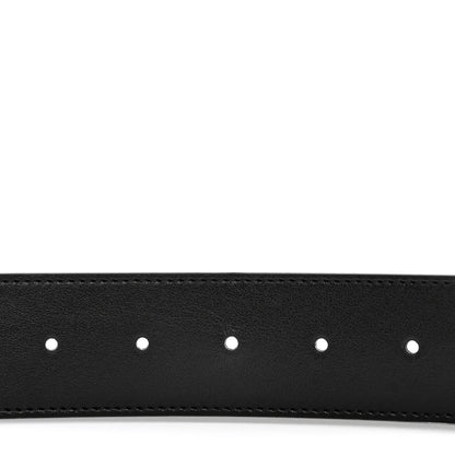 Gucci Plutone Calfskin Palladium Double G 40mm Belt 90 36 Black 5 of 7