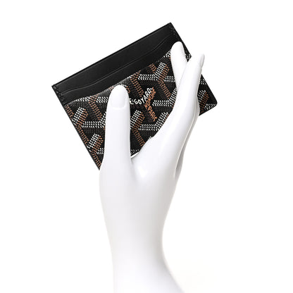 Goyard Goyardine Saint Sulpice Card Holder Black 2 of 7