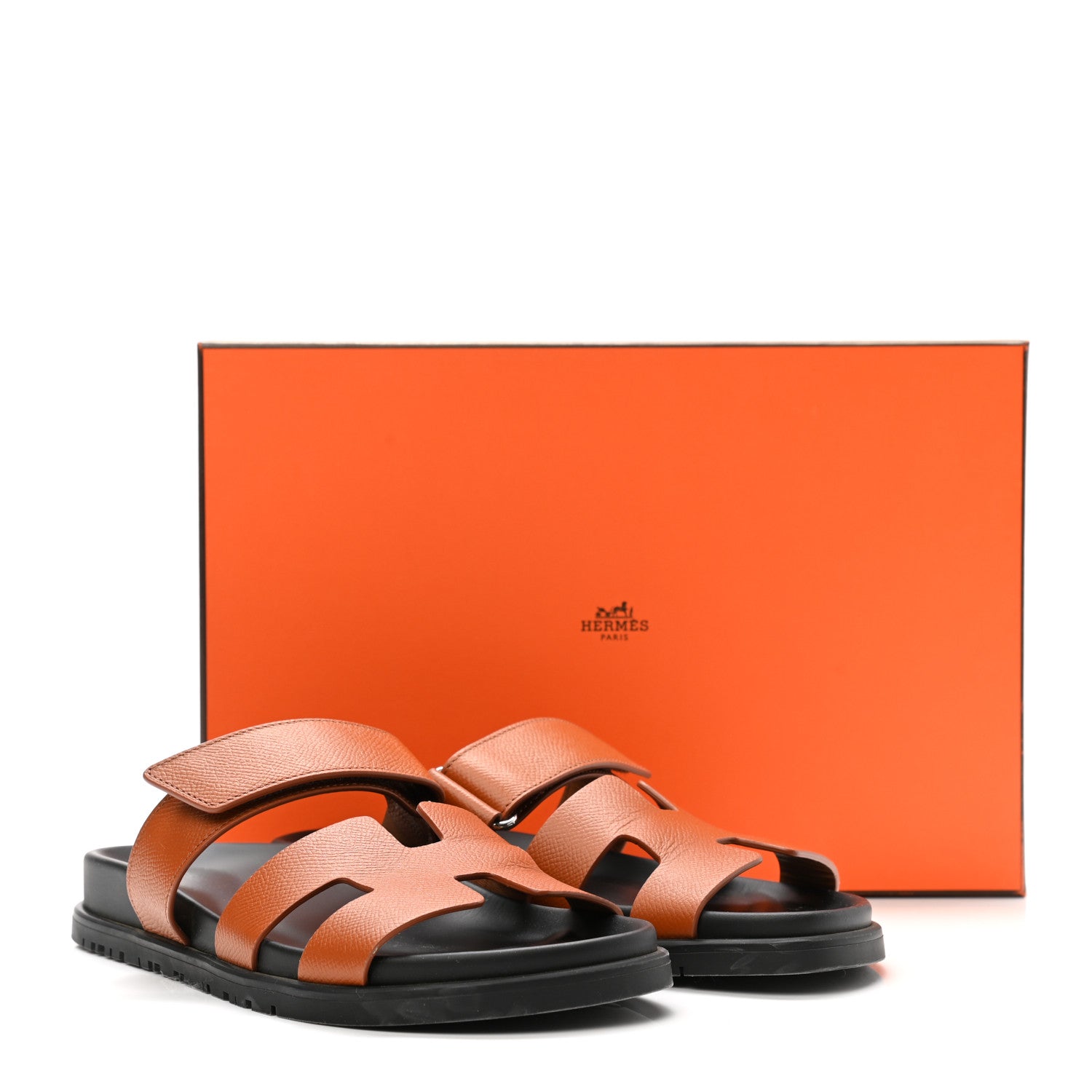 Hermes Epsom Womens Chypre Sandals 36 Natural 15 of 15