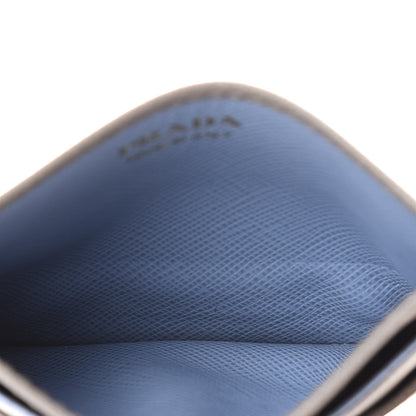 Prada Saffiano Metal Card Case Argilla 4 of 9