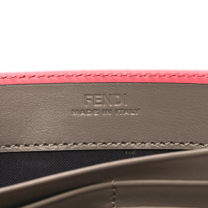 Fendi Vitello King Cruise FF Diamonds Continental Envelope Wallet On Chain Pink Dalia Tortora 6 of 7