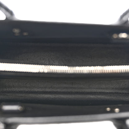 Saint Laurent Calfskin Crocodile Embossed Baby Sac De Jour Black 5 of 15