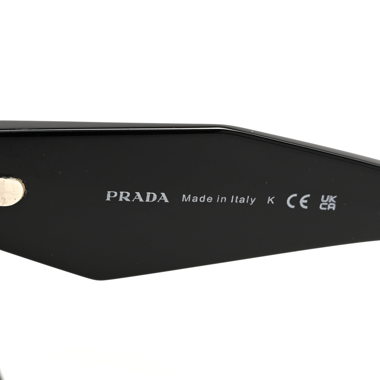 Prada Acetate Symbole Sunglasses SPR 17W Black 6 of 8