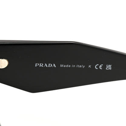 Prada Acetate Symbole Sunglasses SPR 17W Black 6 of 8