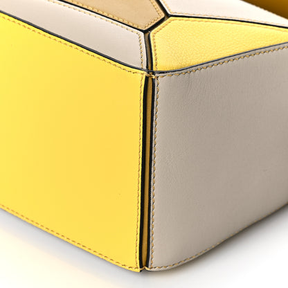 Loewe Grained Calfskin Small Puzzle Bag Ocre Yellow 8 of 8