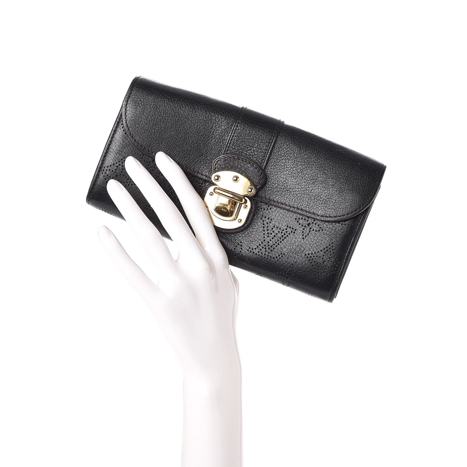 Louis Vuitton Mahina Iris Wallet Black 2 of 10