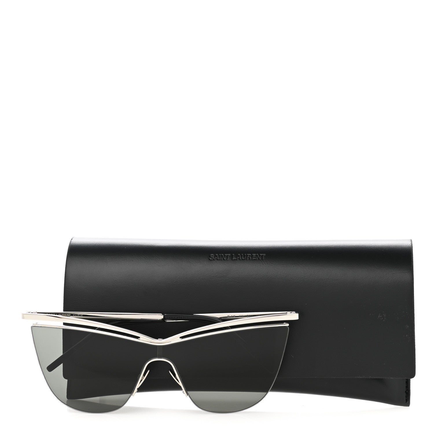Saint Laurent SL249 Cat Eye Sunglasses Silver 7 of 7