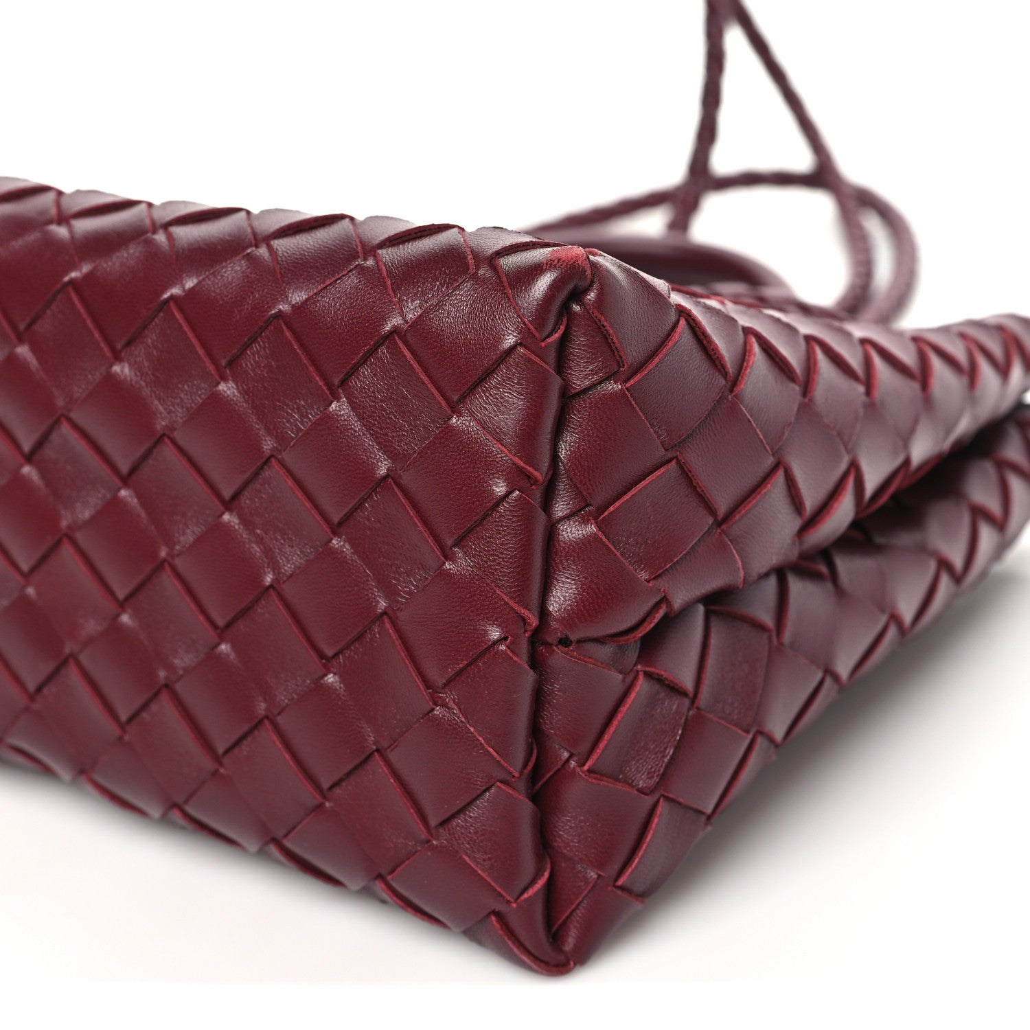 Bottega Veneta Nappa Intrecciato Small Andiamo Shoulder Bag Barolo 9 of 11
