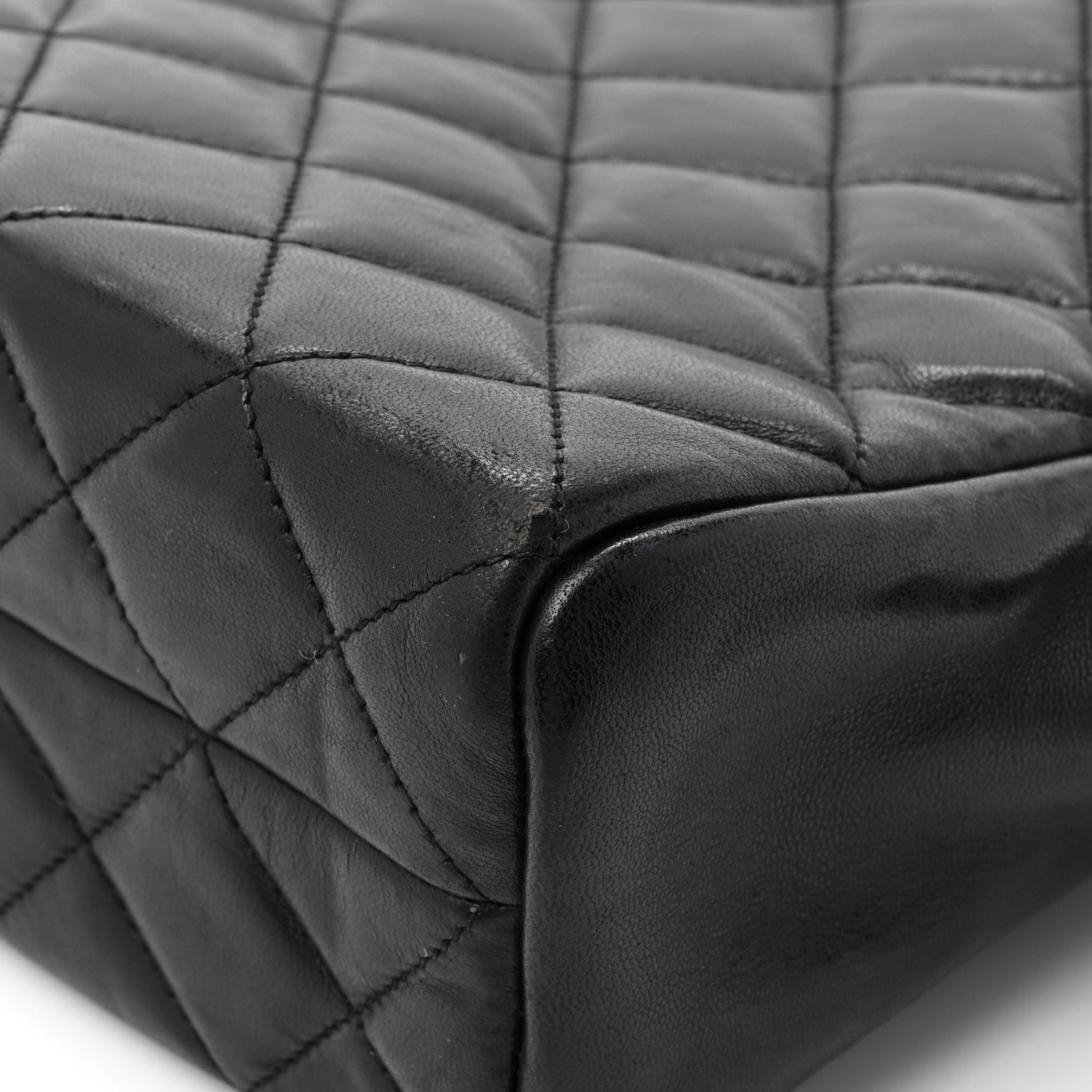 Chanel Lambskin Quilted Large Camera Case Black 16 of 16