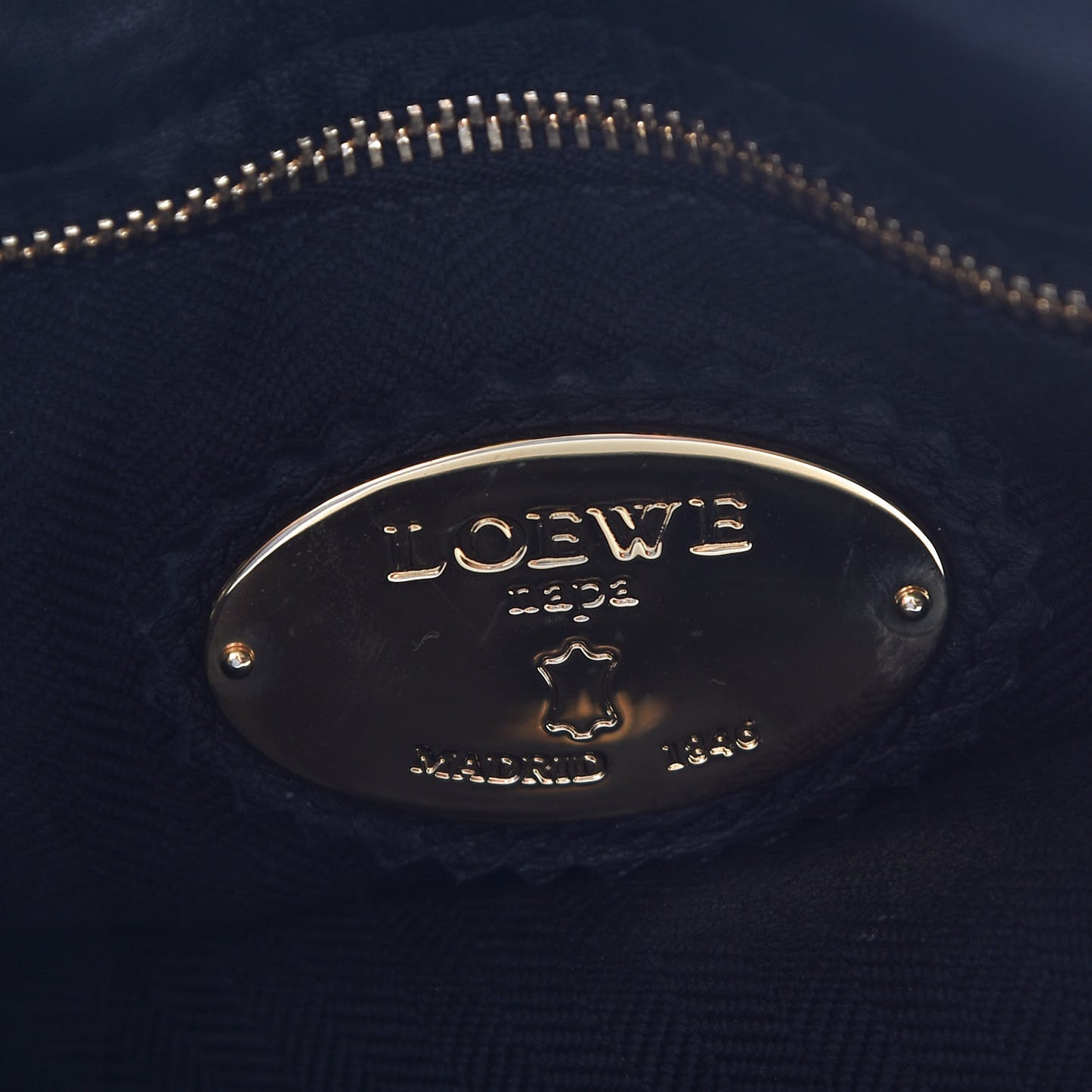 Calfskin Flamenco Shoulder Bag Black