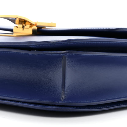 Celine Box Calfskin Medium Classic Box Flap Bag Indigo 9 of 12