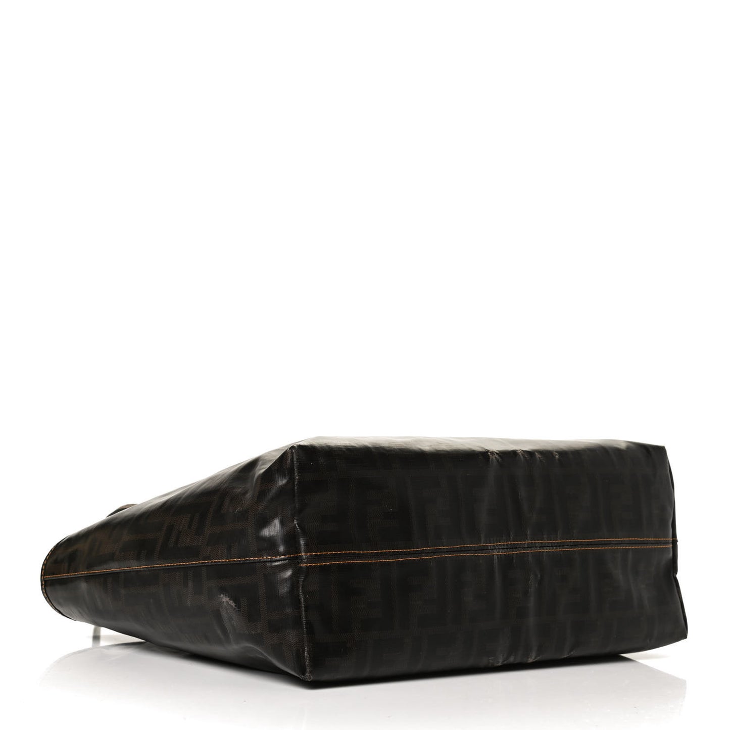 Zucca Spalmati Matrioska Small Roll Tote Tobacco Black