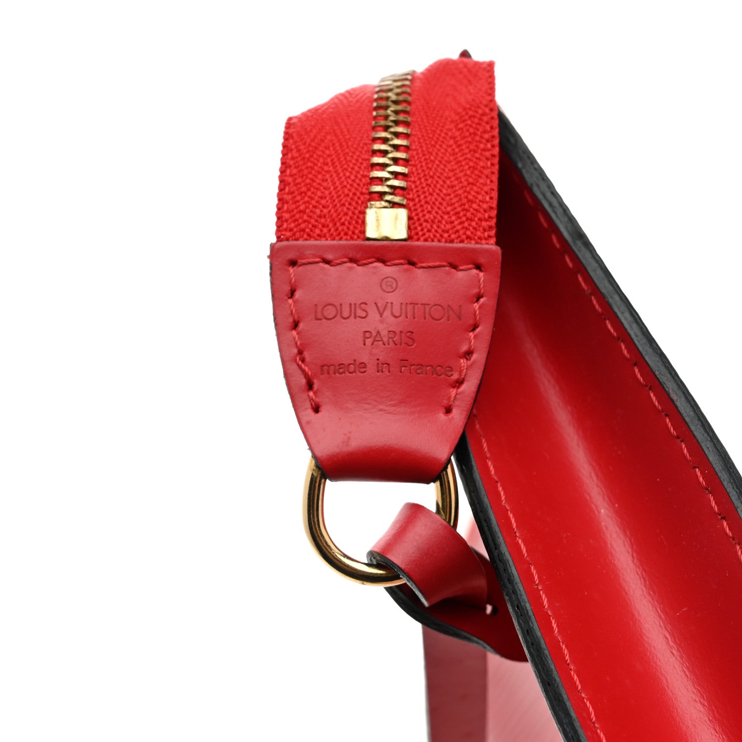 Louis Vuitton Epi Pochette Accessories 24 Castillan Red 6 of 11