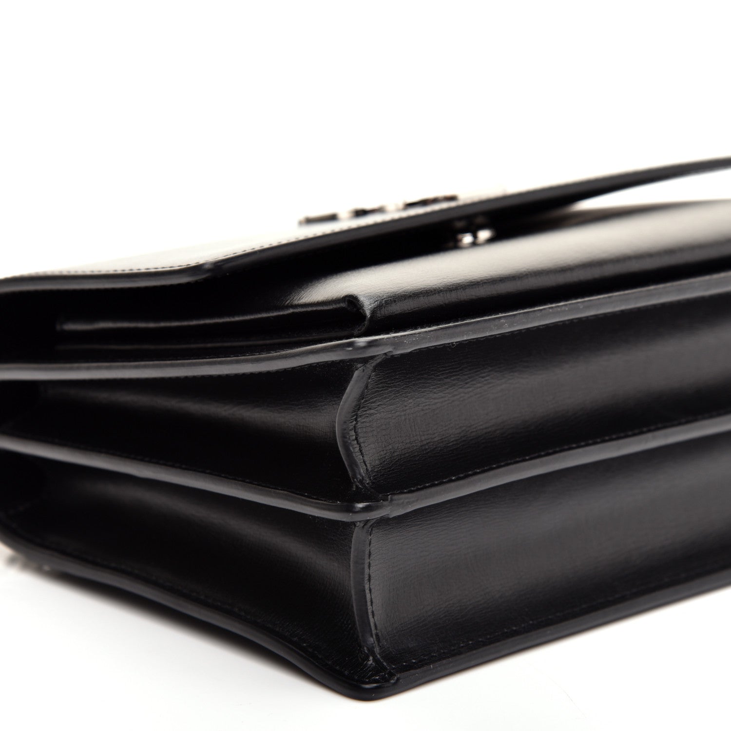 Saint Laurent Calfskin Medium Monogram Sunset Black 6 of 11