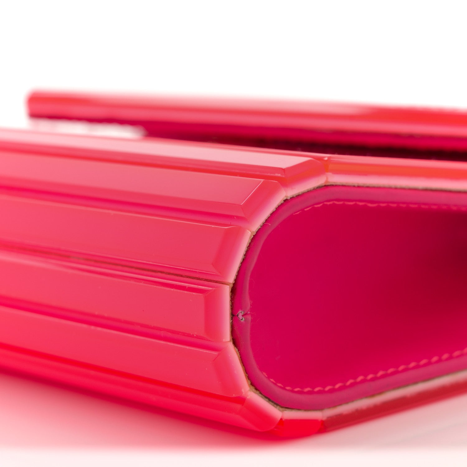 Jimmy Choo Acrylic Candy Clutch  Neon Pink 9 of 11