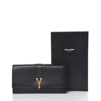 Saint Laurent Calfskin Classic Y Ligne Clutch Black 13 of 13