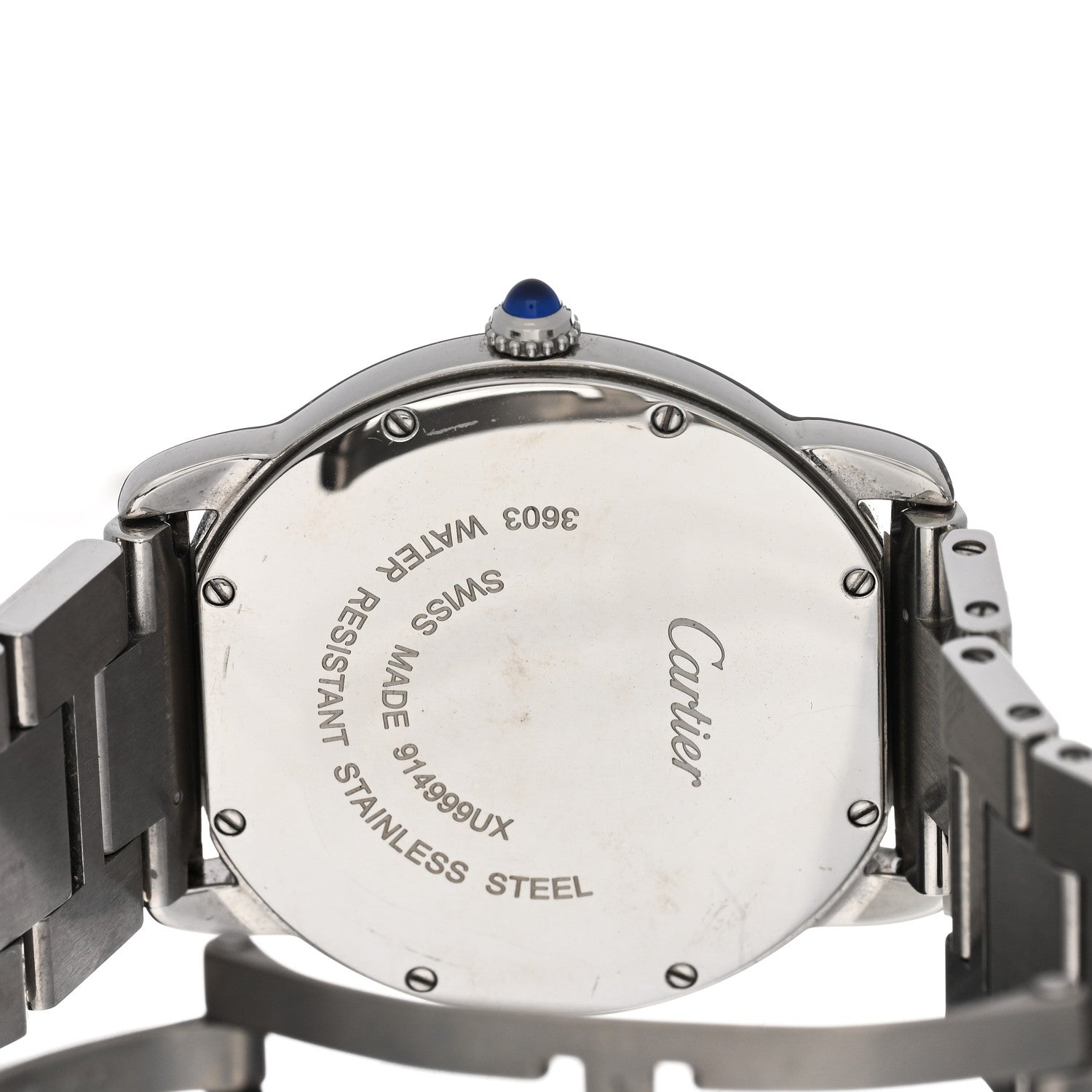 Cartier Stainless Steel 36mm Ronde Solo Quartz Watch 4 of 5