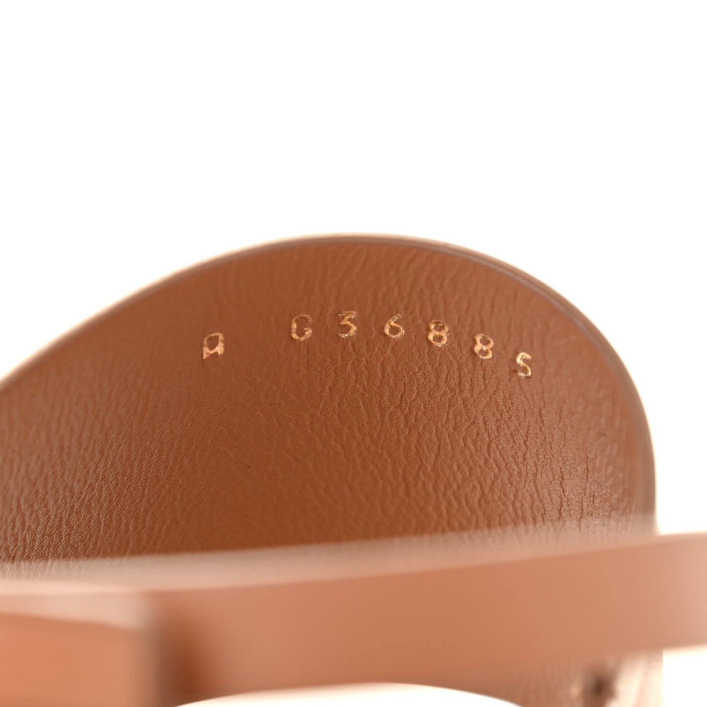 Goatskin CC Sandals 37 Brown