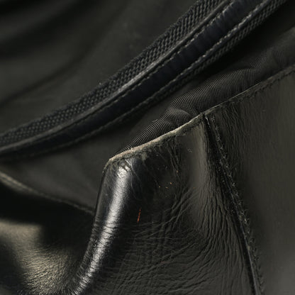 Prada Tessuto Nylon Soft Calf Shoulder Bag Black 5 of 8