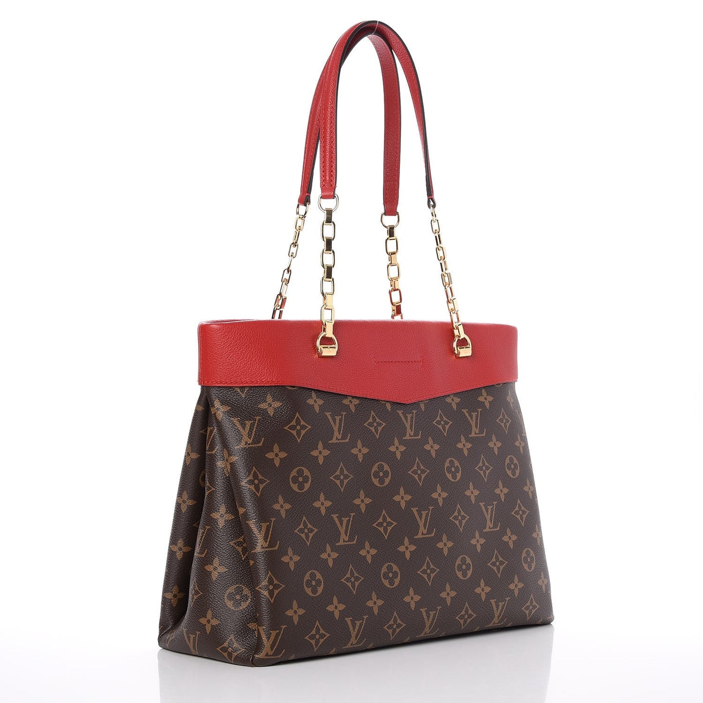 Monogram Pallas Shopper Cherry