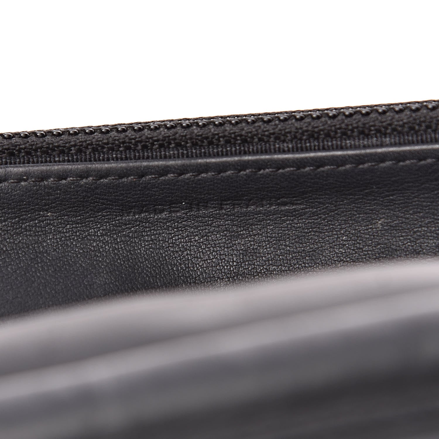 Chanel Calfskin Quilted Wallet On Chain WOC So Black 7 of 12