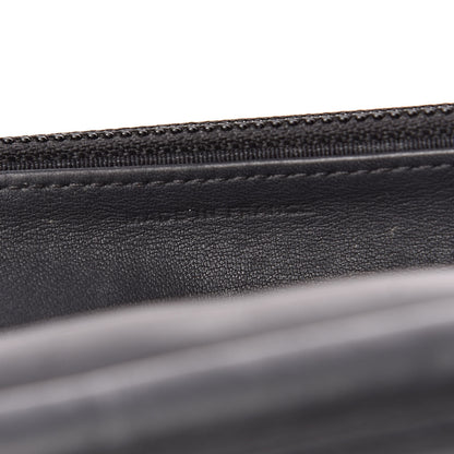 Chanel Calfskin Quilted Wallet On Chain WOC So Black 7 of 12