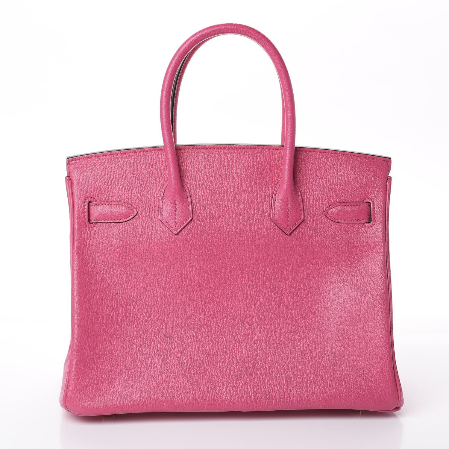Hermes Chevre Mysore Horseshoe Birkin 30 Rose Tyrien Ultraviolet 3 of 35