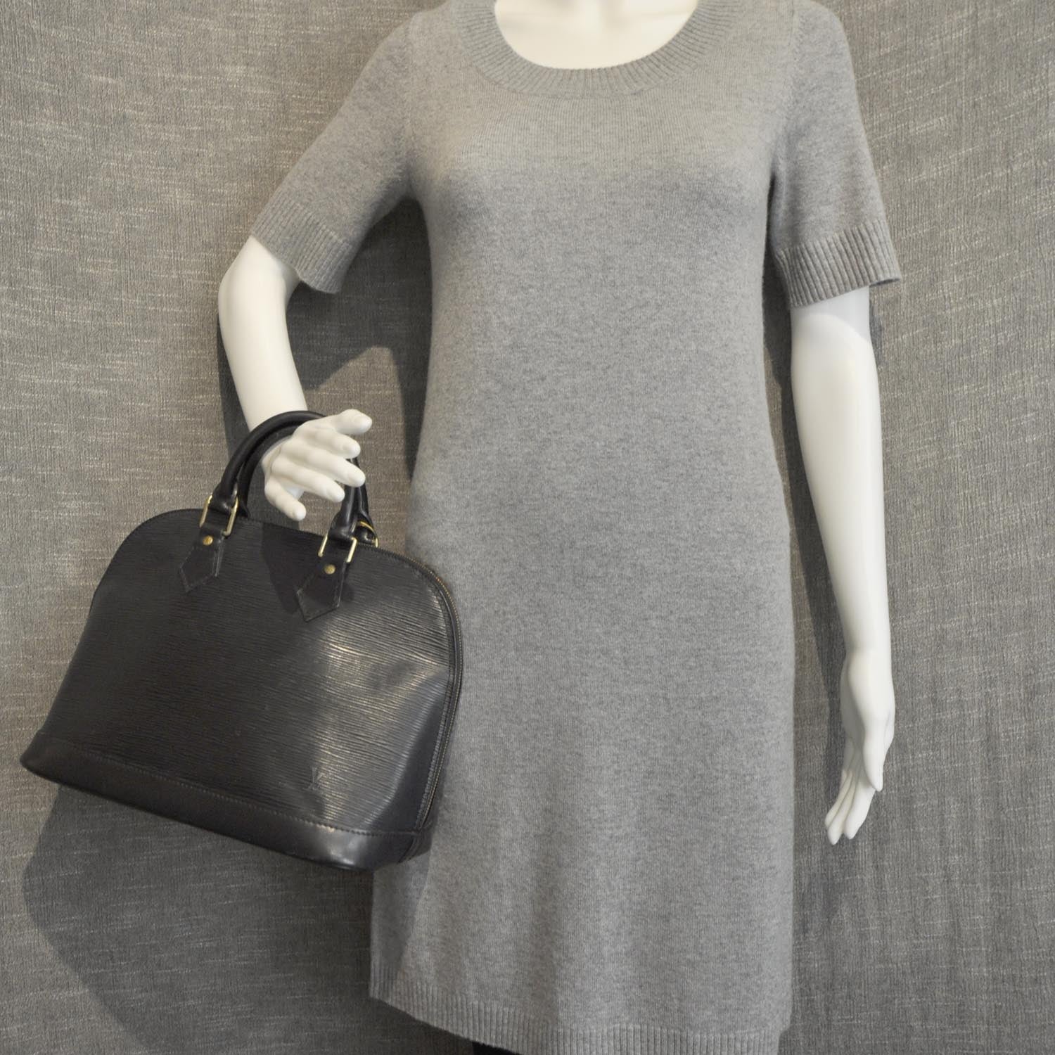 Louis Vuitton Epi Alma Black 2 of 8