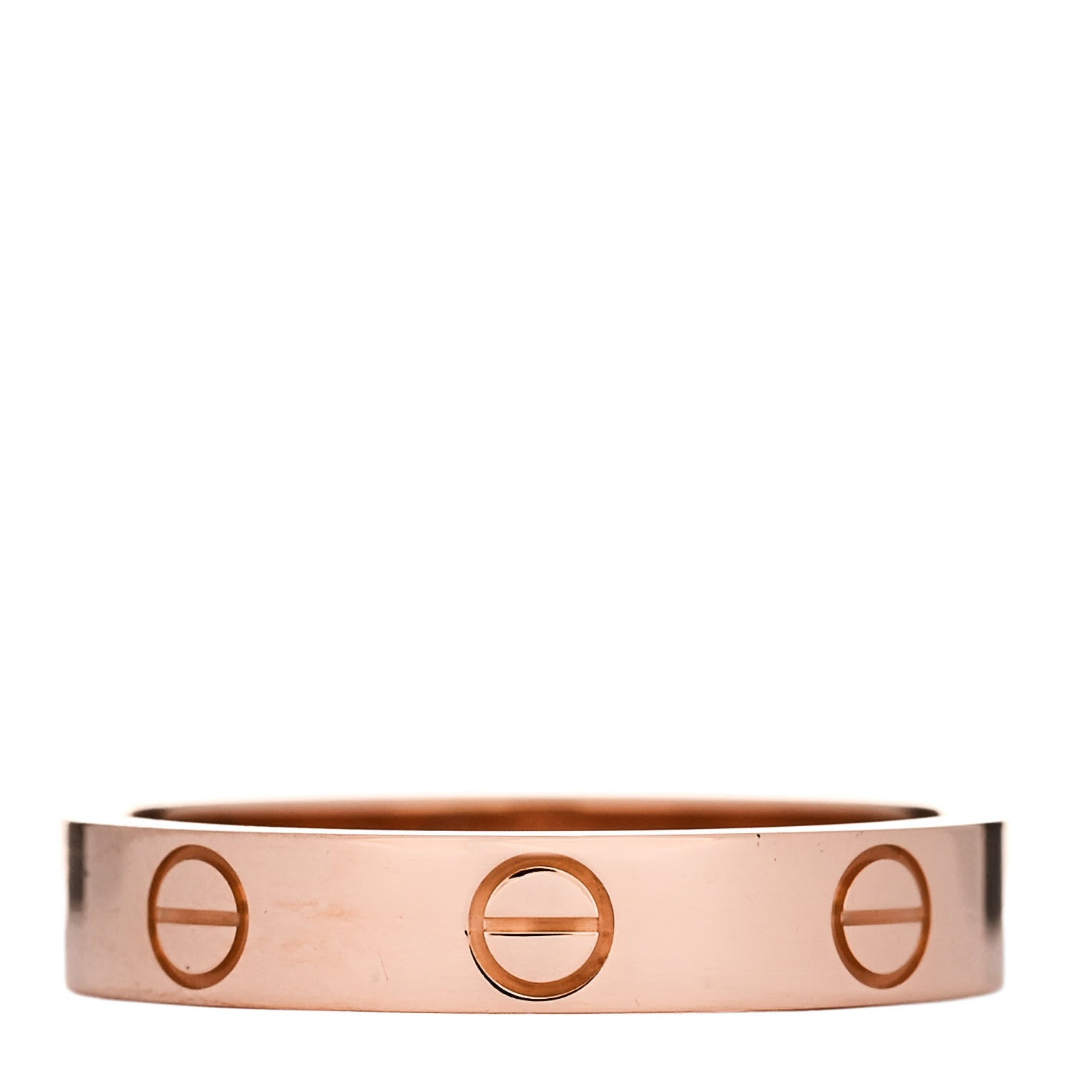 Cartier 18K Pink Gold 3.5mm LOVE Wedding Band Ring 54 6.75 1 of 5