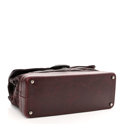 Chanel Iridescent Calfskin Quilted VIP Flap Bordeaux 4 of 10