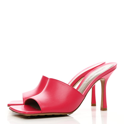 Bottega Veneta Lambskin Stretch Mule Sandals 39 Lollipop 3 of 8