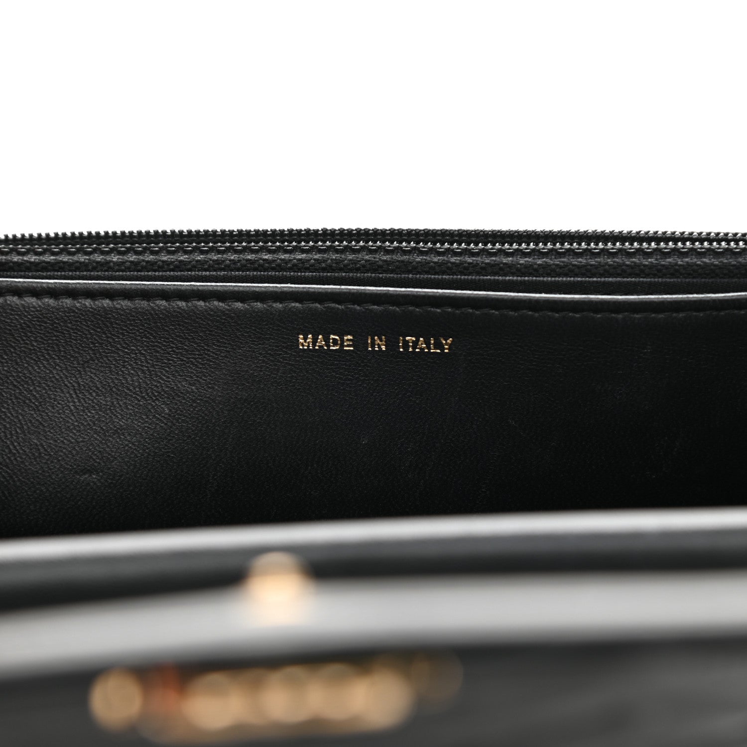 Chanel Lambskin Quilted Boy Wallet On Chain WOC Black 7 of 11